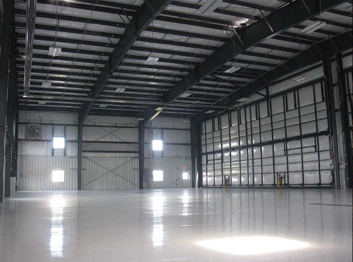Bedford Airport Hangar interior 2