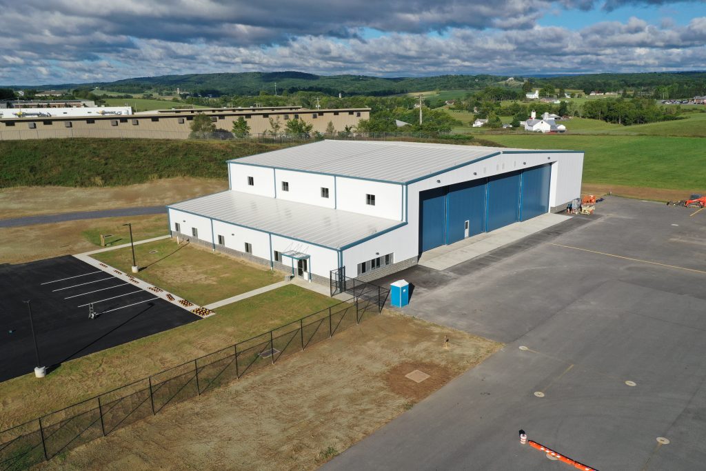 Bedford Construction Company builds new Airport Hanger