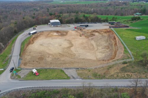 Construction Site Aerial View