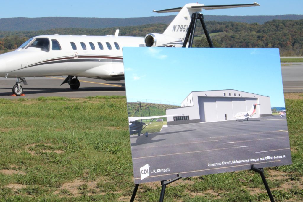 Clark Contractors Builds New Hanger at Bedford County Airport